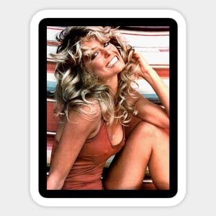 Farrah hot 70s Sticker